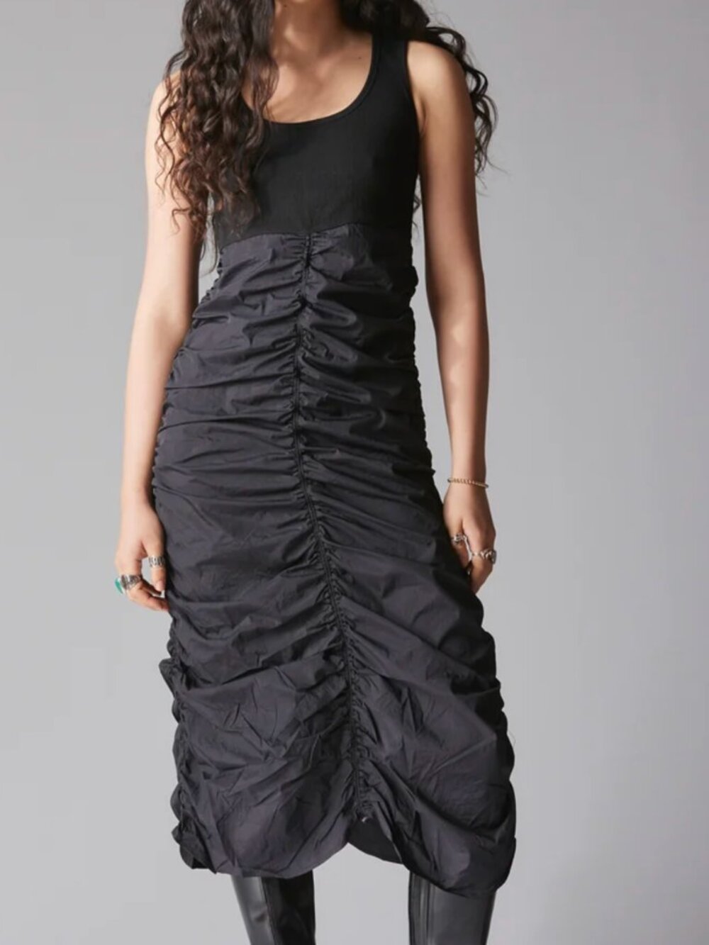 Unif Chute Dress Black Size XS NEW Never worn
